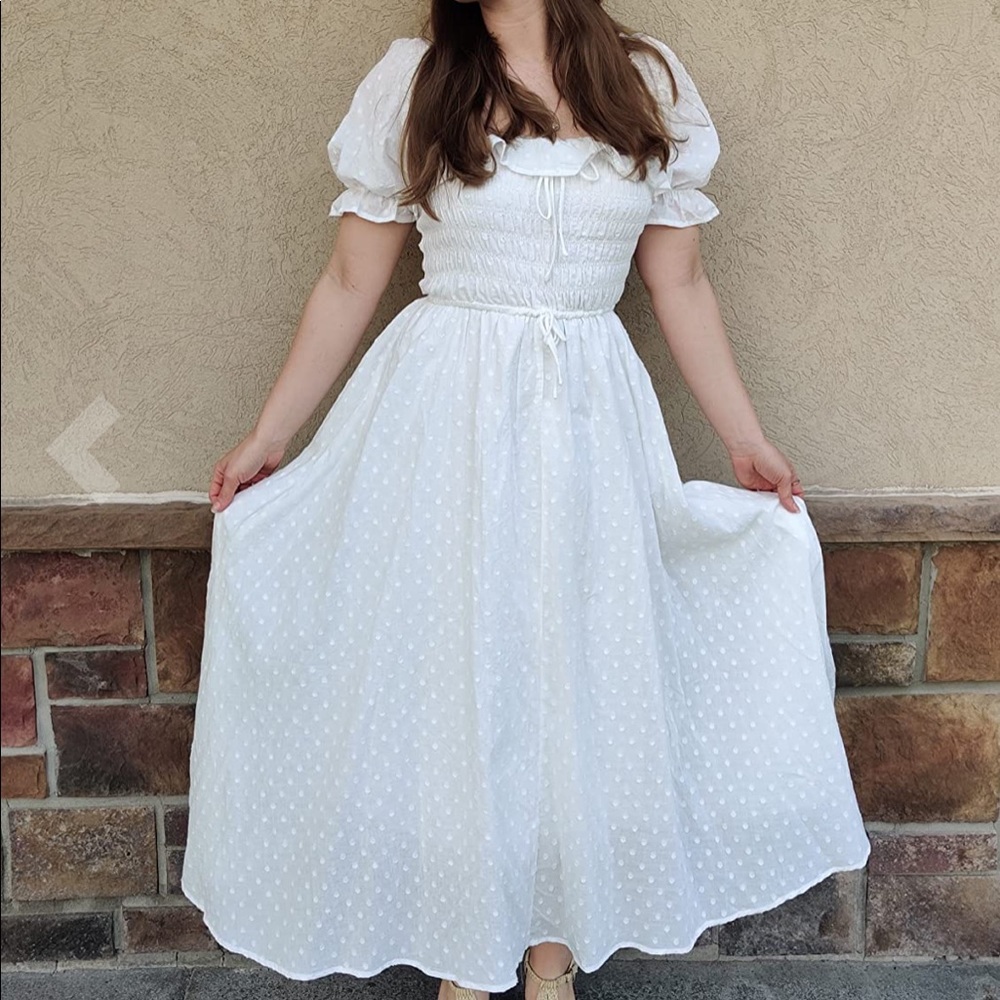 Women White Dress - Picture 8 of 16